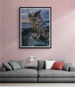 Wabi-Sabi Driftwood Owl – Nature’s Wisdom in Erosion & Imperfection