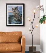 Wabi-Sabi Driftwood Owl – Nature’s Wisdom in Erosion & Imperfection